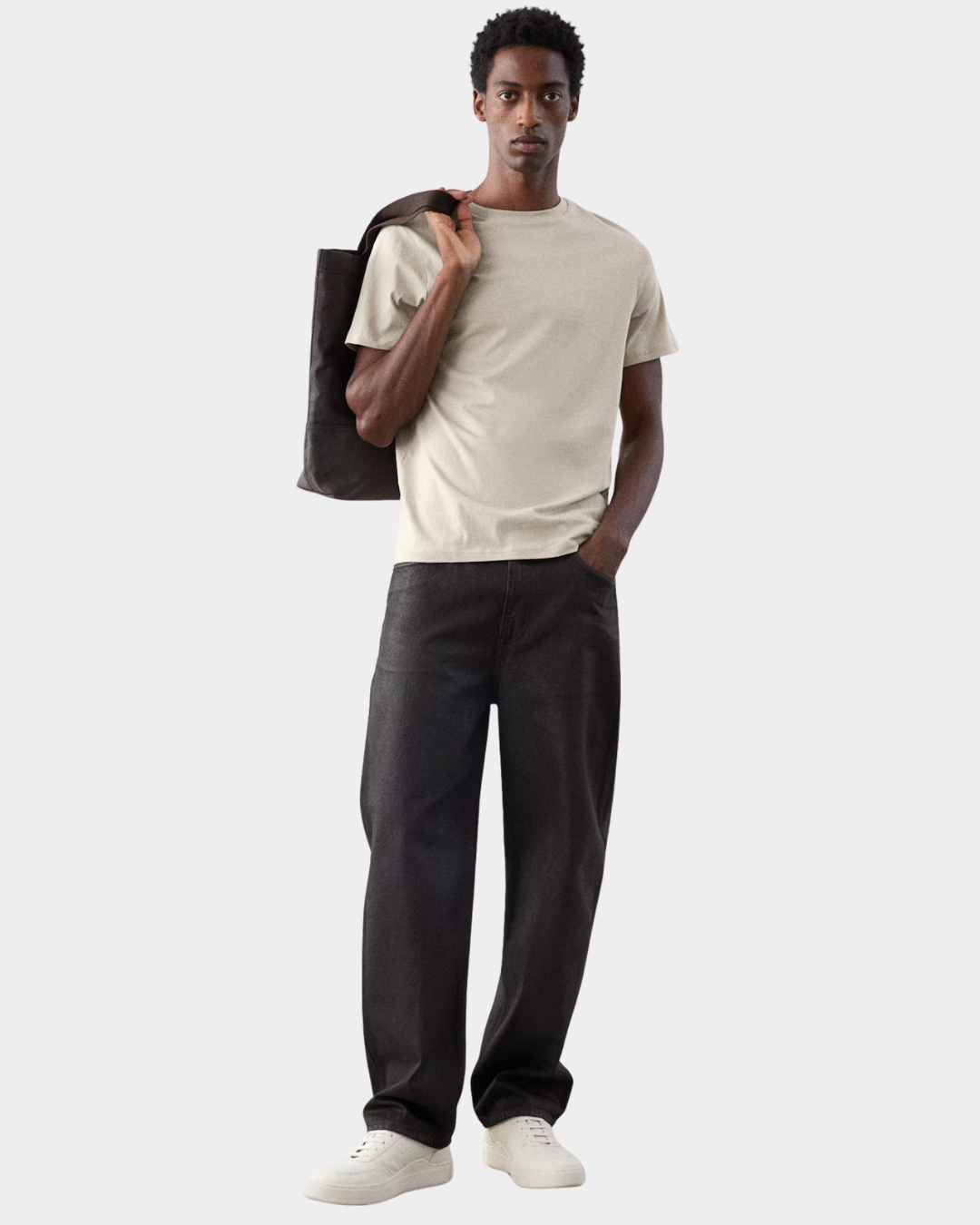 PLANE BEIGE REGULAR TSHIRT