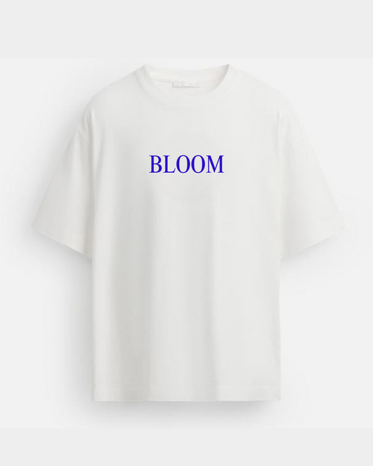 Bloom oversized T-shirt Blue