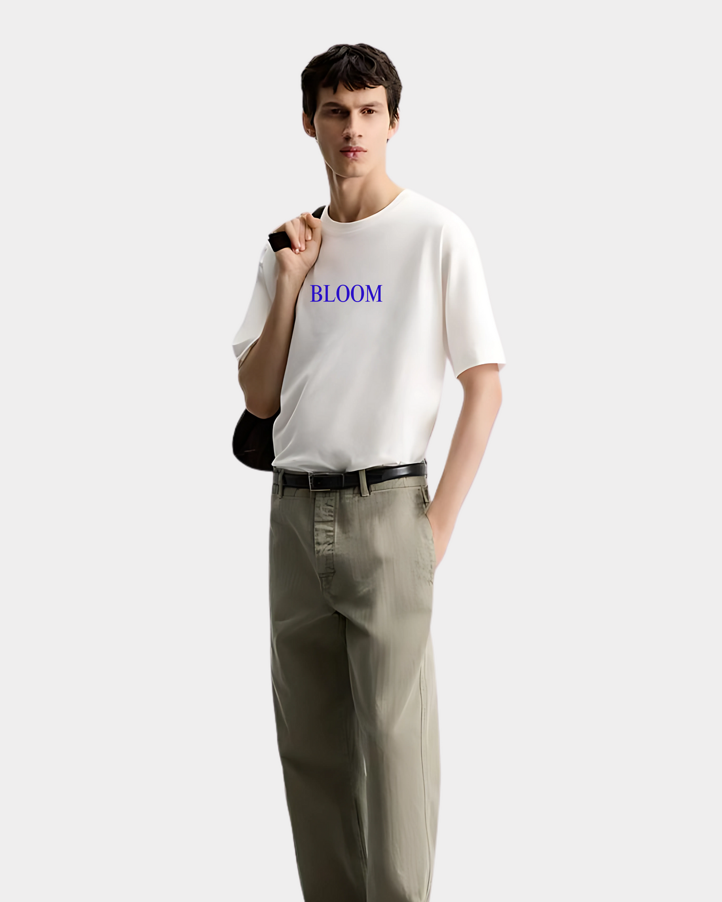Bloom oversized T-shirt Blue
