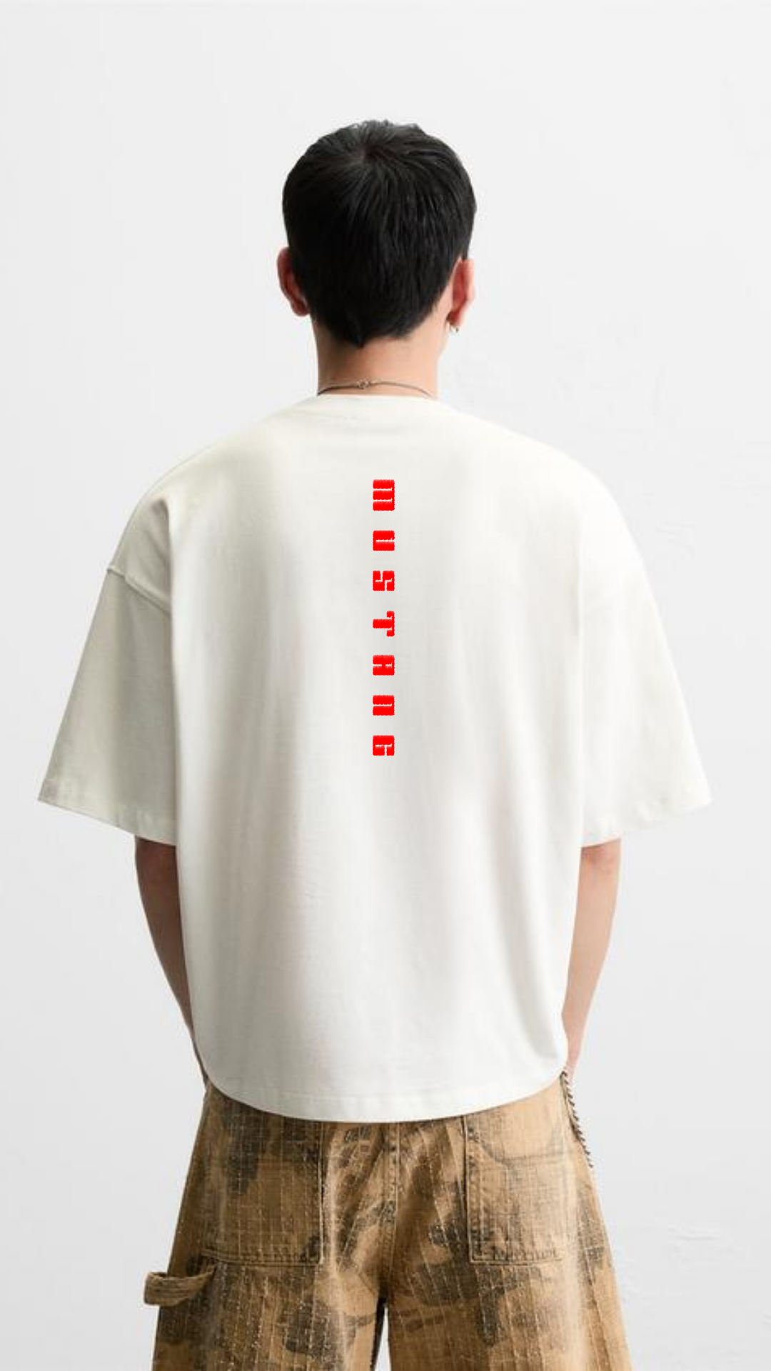Mustang Red  (Down-shoulder)