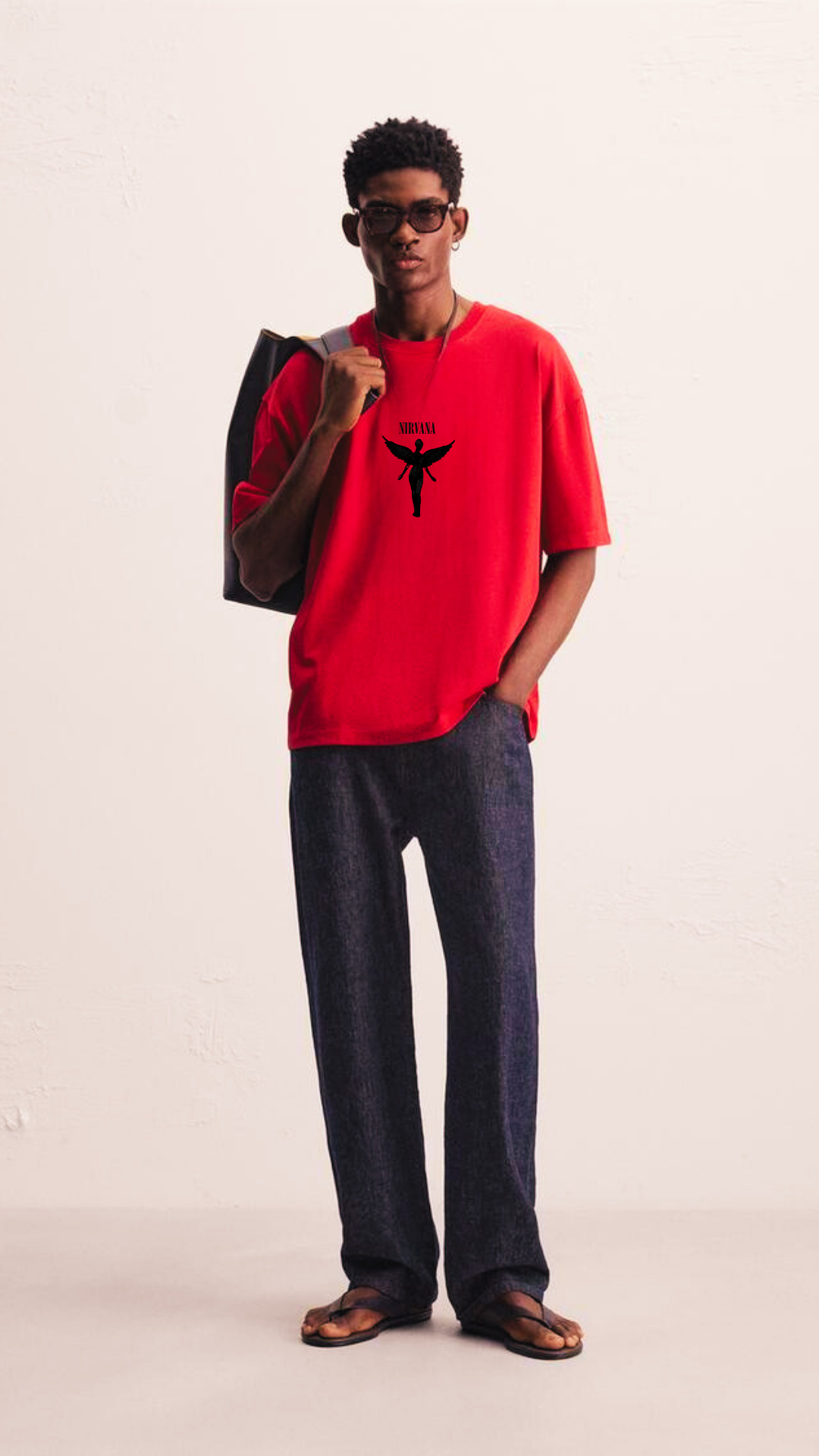 Nirvana red  (Down-shoulder)