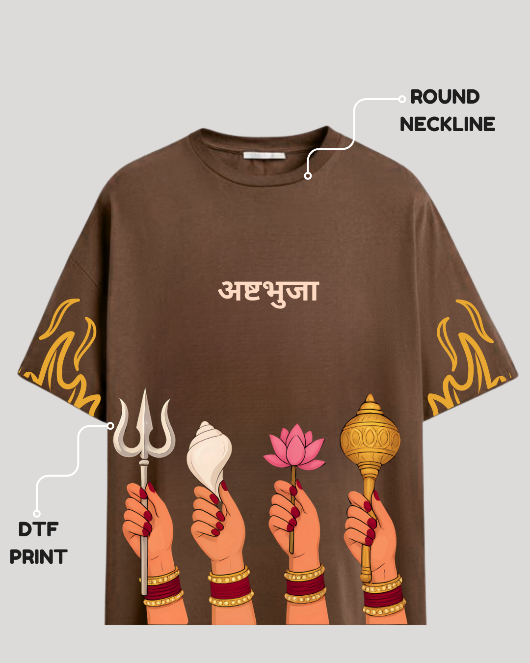 Ashtbhuja (OVERSIZE) Brown