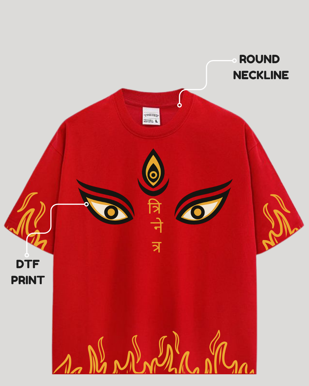 Trinetra (OVERSIZE) Red